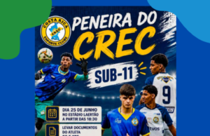 Peneira do CREC Sub-11 acontece dia 25 no estádio Laertão em Costa Rica