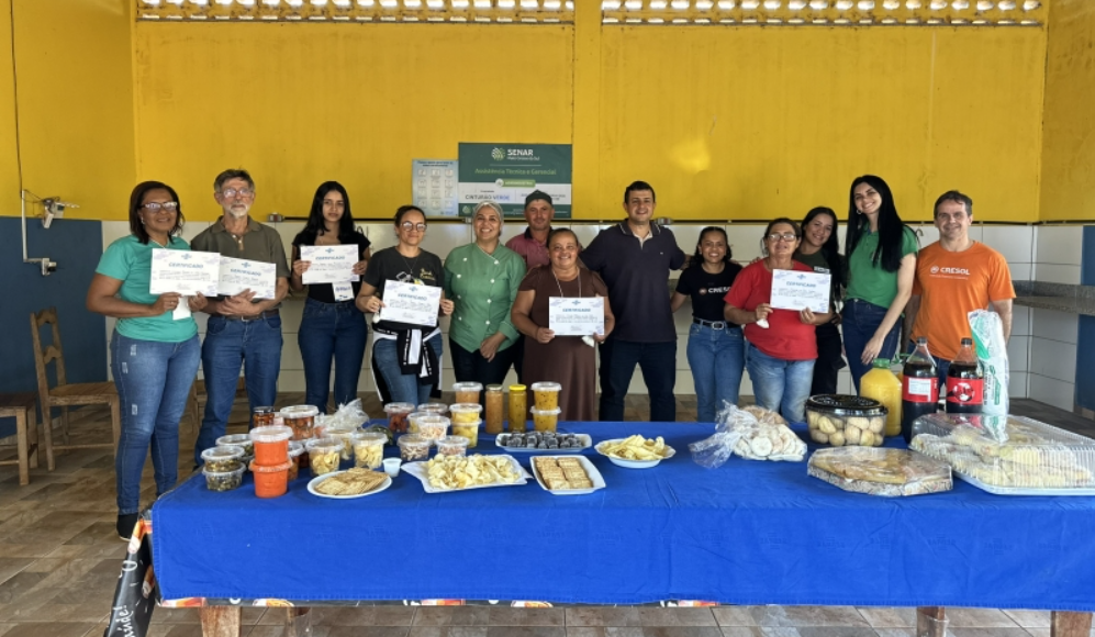Costa Rica capacita 12 produtores rurais com Curso de Mini Processamento e Comercialização de Hortaliças através do Rota Rural do Sebrae