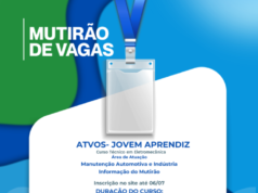 Hoje tem Mutirão de Vagas para Jovem Aprendiz da Atvos na Casa do Trabalhador em Costa Rica