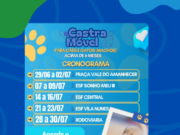 Cronograma de Atendimentos do Castramóvel no mês de julho em Costa Rica