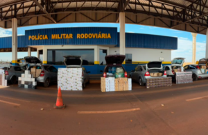 TOR do BPMRv apreende oito veículos com contrabandos e causa prejuízo de R$ 1,9 milhão ao crime